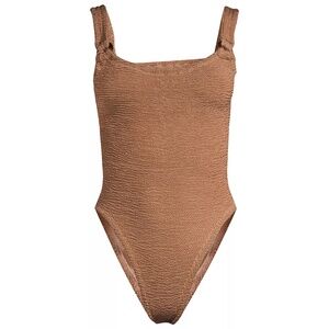 Hunza G Bathing Suit One Size Cocoa